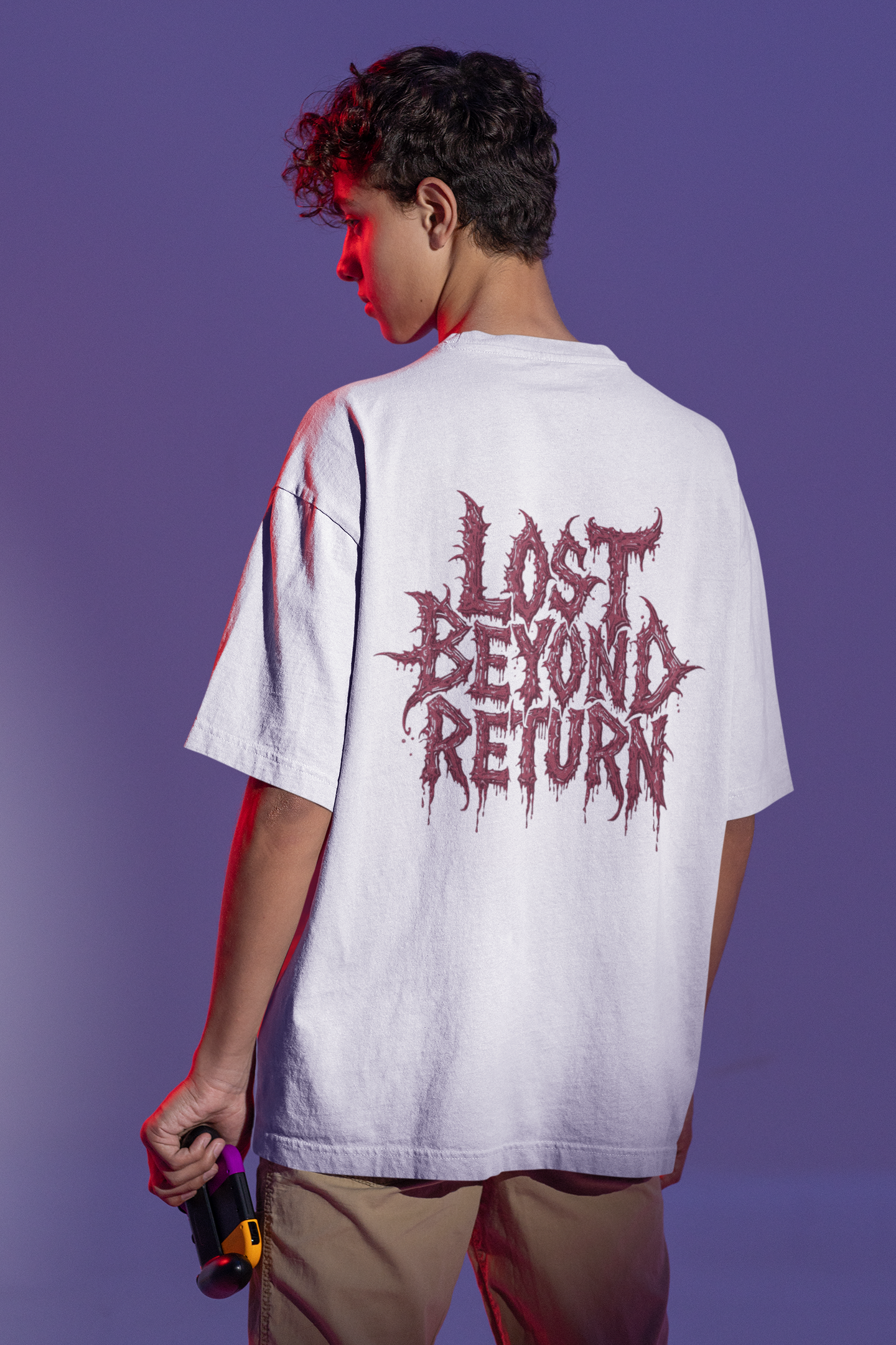 Lost Beyond Return – Oversized Anime Graphic Tee