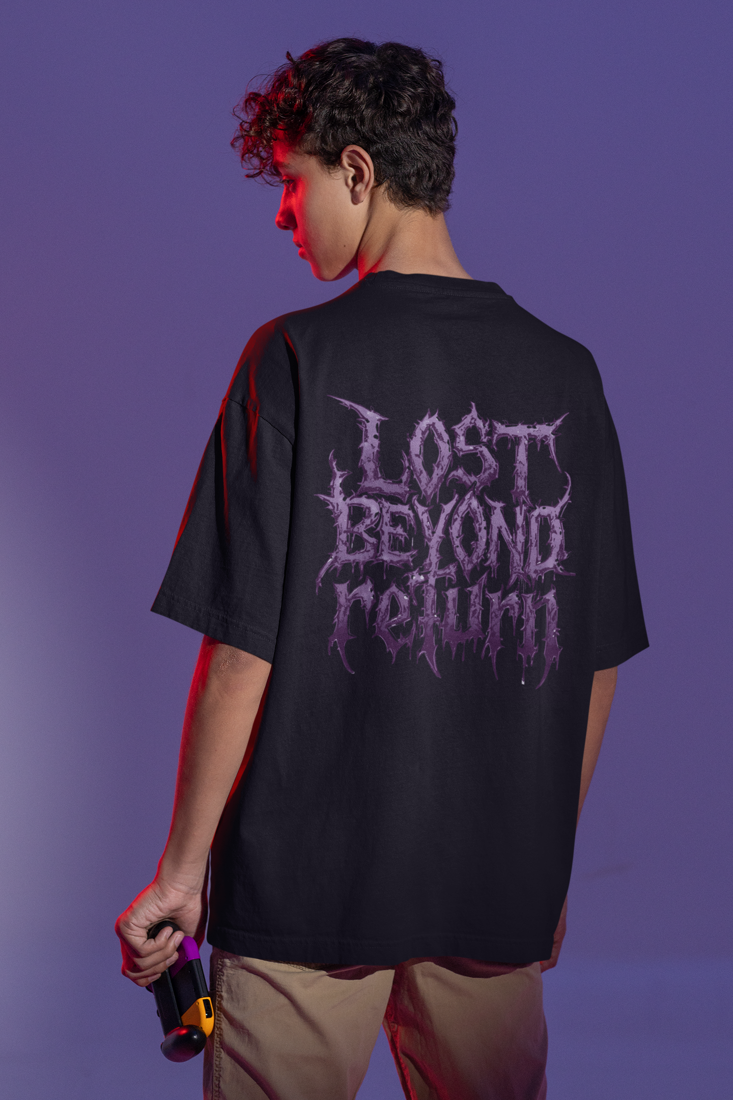 Lost Beyond Reality – Gothic Oversized Streetwear Tee