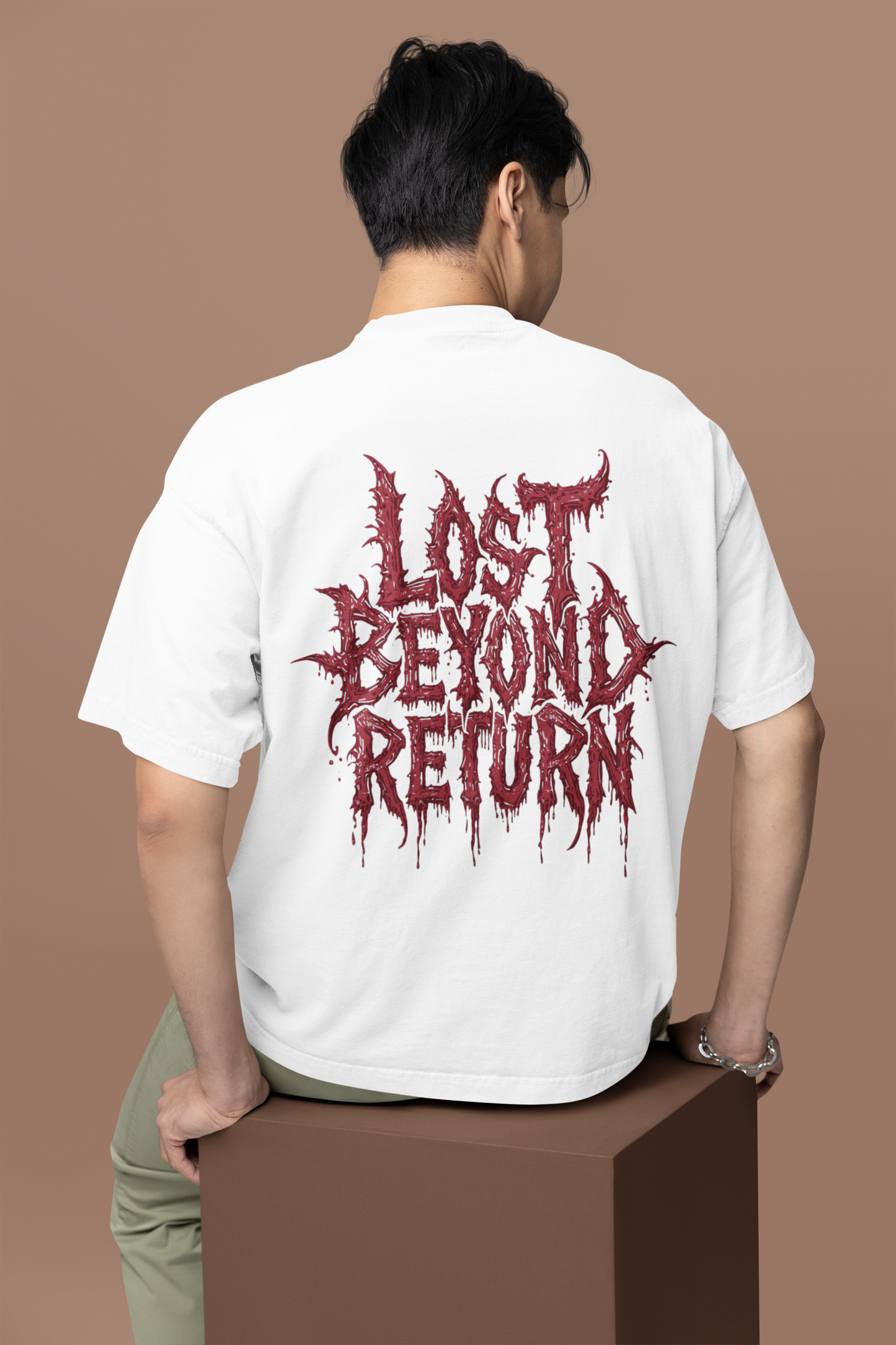 Lost Beyond Return – Oversized Anime Graphic Tee