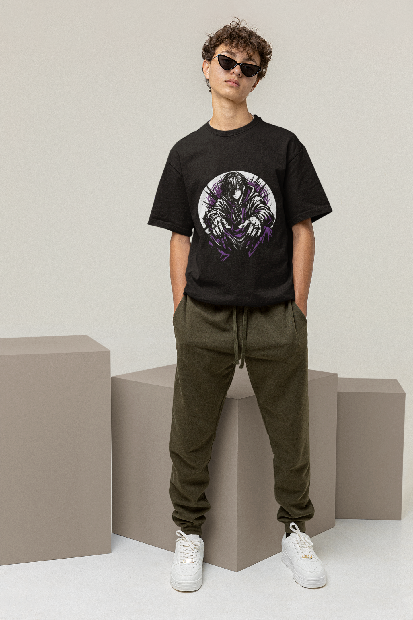 Lost Beyond Reality – Gothic Oversized Streetwear Tee