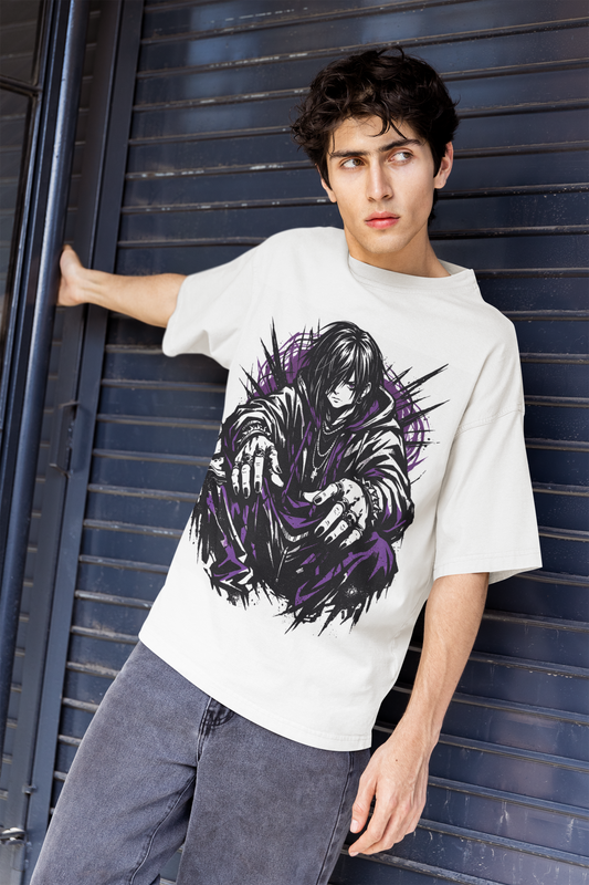 Lost Beyond Return – Oversized Anime Graphic Tee