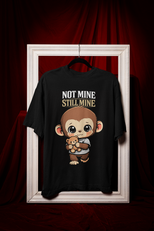 Cute Monkey Teddy Oversized T-Shirt – Unisex Streetwear