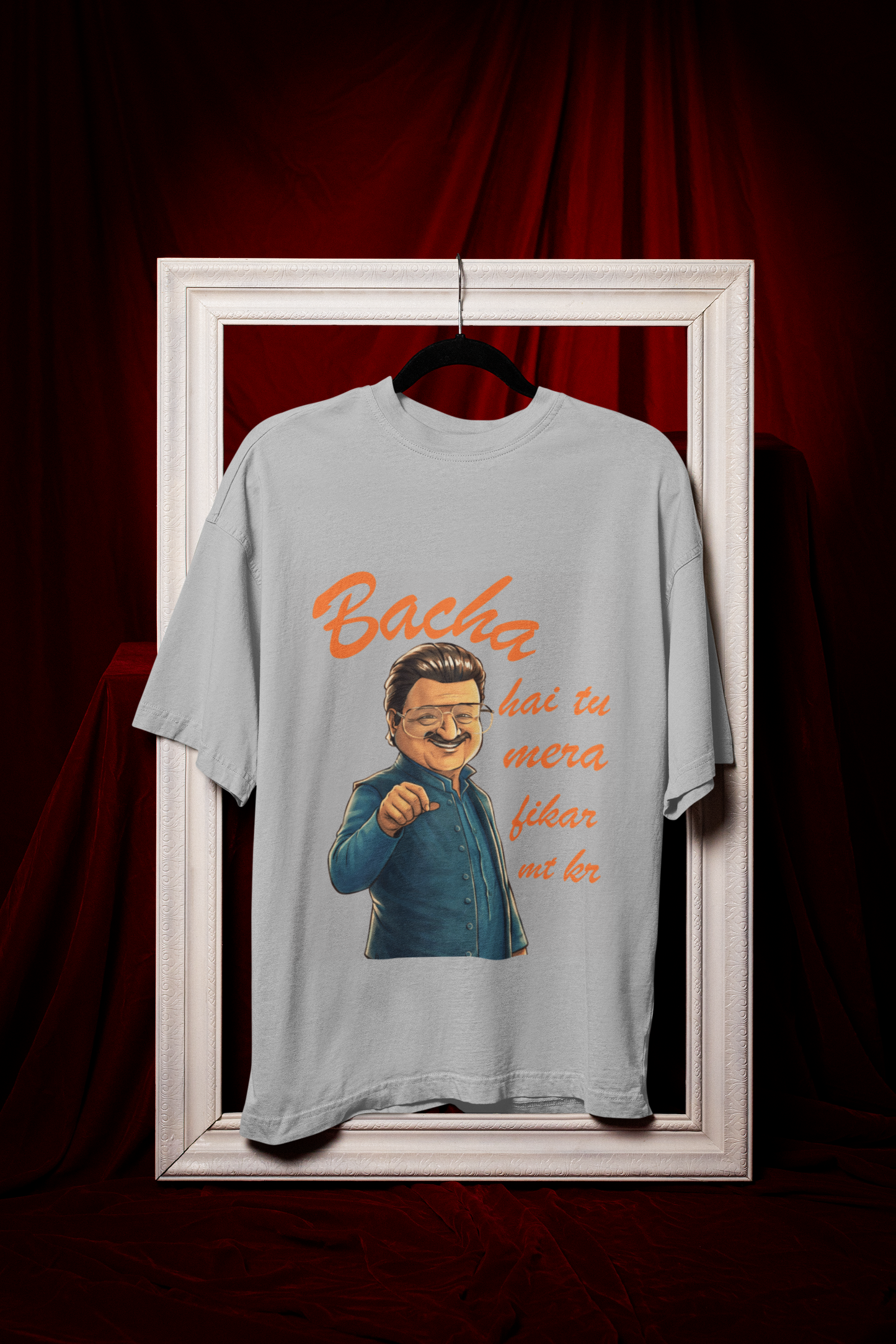 Bacha Hai Tu Mera Oversized T-Shirt | Funny Desi Graphic Tee