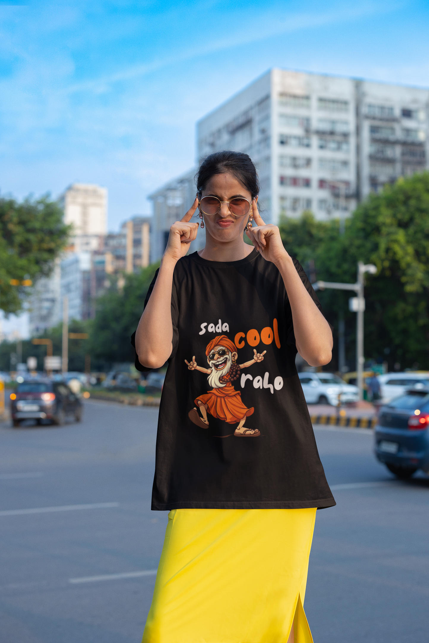 Sada Cool Raho Oversized T-Shirt | Unisex Streetwear Tee