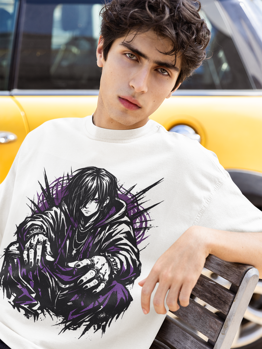 Lost Beyond Return – Oversized Anime Graphic Tee