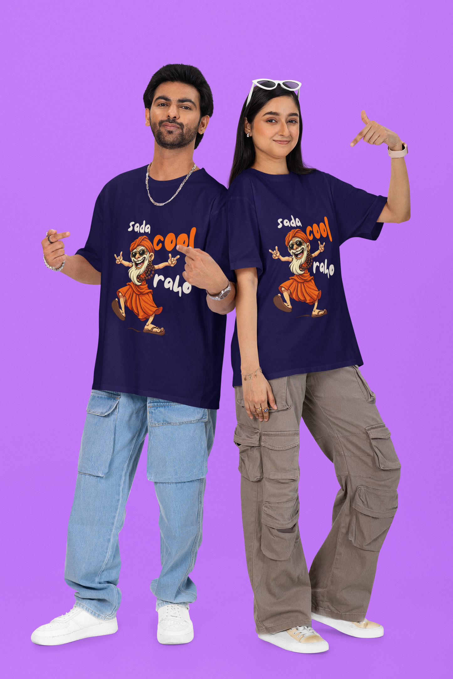 Sada Cool Raho Oversized T-Shirt | Unisex Streetwear Tee